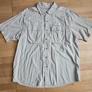 Gander Mountain Guide Series Shirt Men's XL Button Up Short Sleeve Vented